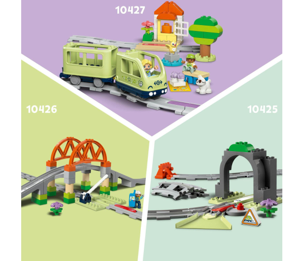 LEGO DUPLO 10428 Duży interaktywny pociąg osobowy - 1284207 - zdjęcie 7